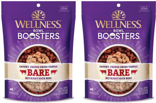 CORE Bowl Boosters Bare Turkey Freeze-Dried Dog Food Mixer or Topper, 8-oz bundle