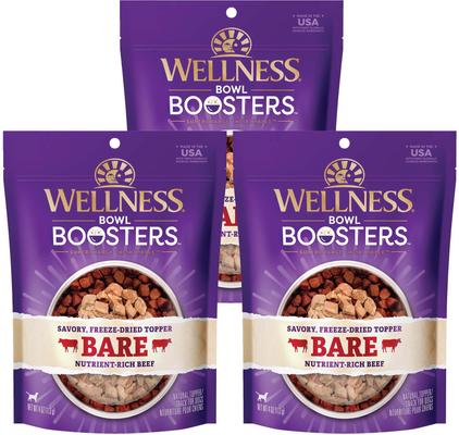 CORE Bowl Boosters Bare Turkey Freeze-Dried Dog Food Mixer or Topper, 8-oz bundle
