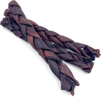 12-inch Braided Collagen Bully Stick Dog Chew, 3 count