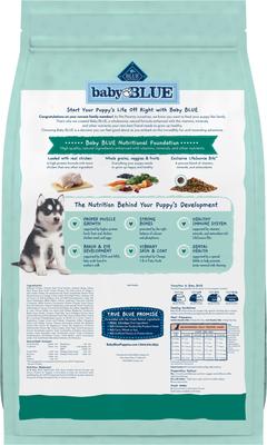 Bundle: Blue Buffalo Wilderness Trail Treats Chicken Wild Bits Training Treats + High Protein Puppy Chicken Dry Dog Food