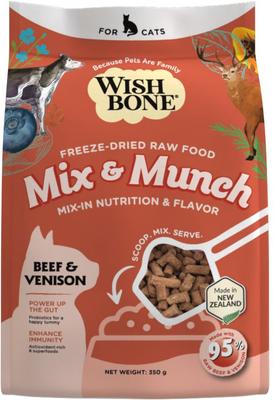 Mix & Munch Raw High-Protein Grain-Free Chicken & Rabbit Freeze-Dried Cat Food, 12.35-oz bag