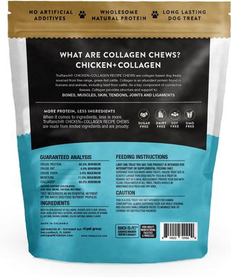 Chicken Collagen Chips Hard Chew Dog Treats, 6-in, 8.2-oz bag