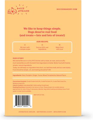 Golosinas para perros con receta de calabaza y jengibre Daily Support Belly Aid, caja de 355 g