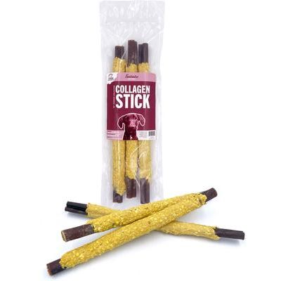 Barra de colágeno con queso para masticar para perros de 12 pulgadas, 1 unidad