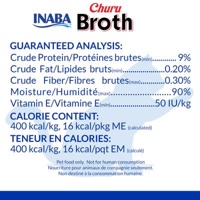 Premio para lamer para gatos Churu Broth, variedad de pollo y atún, bolsa de 1.4 oz, 12 unidades
