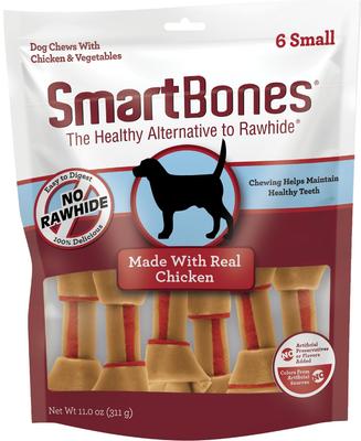 Real Chicken Small Chews Dog Treats, 6 count