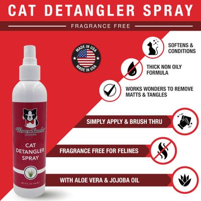 Unscented Cat Detangler Spray, 8-fl oz bottle
