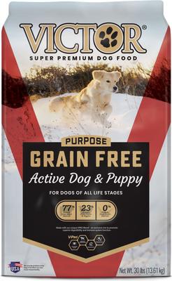 Grain-Free Active High Protein Dry Dog Food, 30-lb bag