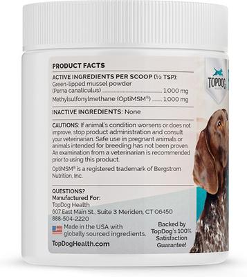 Flexerna Essentials Powder Joint Supplement for Dogs, 3-oz jar