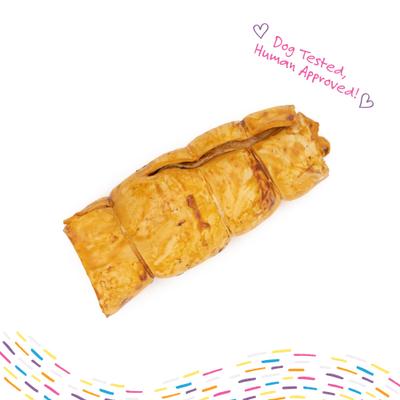 5-in Peanut Butter Beef Collagen Cheeks Dog Treat