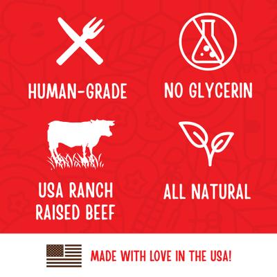 All Natural Human Grade Beef Savory Sticks Dog Treats, 14-oz bag