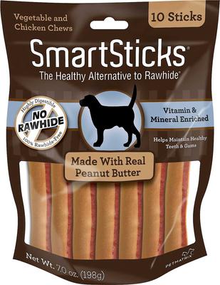 Bundle: Nature's Recipe Grain-Free Salmon, Sweet Potato & Pumpkin Recipe Dry Food + SmartBones SmartSticks Peanut Butter Chews Dog Treats