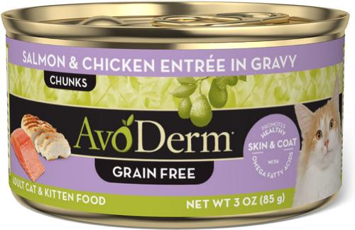 Grain-Free Salmon Entree Salmon Consomme Canned Cat Food, 3-oz, case of 24