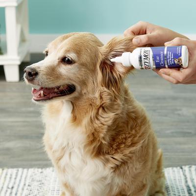 Bundle: Zymox Otic Ear Infection Treatment with Hydrocortisone, 4-fl oz bottle + Veterinary Strength Dog & Cat Ear Cleanser, 4-fl oz bottle