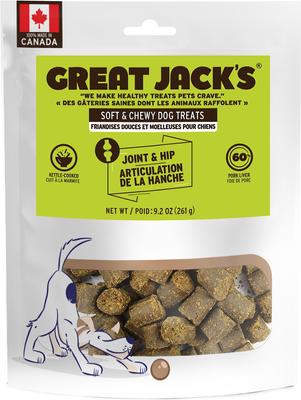 Joint & Hip Grain-Free Dog Treats, 9.2-oz bag