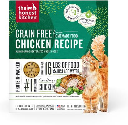Dehydrated Grain-Free Chicken Cat Food, 4-lb