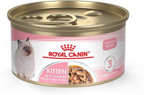 Bundle: Royal Canin Feline Health Nutrition Dry Food + Feline Health Nutrition Thin Slices in Gravy Wet Kitten Food