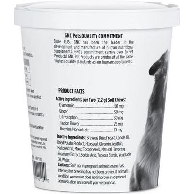 Suplemento masticable calmante para perros ESSENTIALS, 60 unidades