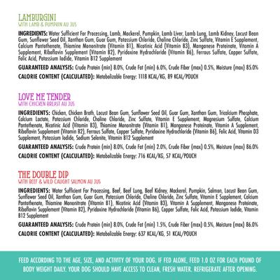 Dogs in the Kitchen Doggie Dinner Dance! Variety Pack Grain-Free Canned Dog Food, 10-oz cans, 12 count