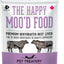 The Happy Moo'D Food Dehydrated Beef Liver Dog & Cat Treats, 3.17-oz bag