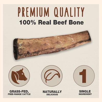 Gourmet Beef Rib Bones Beef Flavor Dog Bones, 3 count