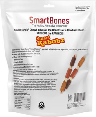 Smart Kabobz Dog Triple Meat Flavor Dog Treats, 18 count