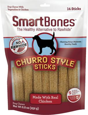 Churro-Style Sticks Chicken Flavor Dog Treats, 14 count