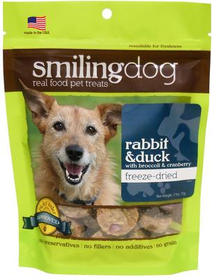 Smiling Dog Duck with Oranges Freeze-Dried Dog Treats, 2.5-oz bag