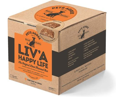 Liv’A Happy Life Pets Agree Liver Flavored Dog Treats, 32-oz bag, Small