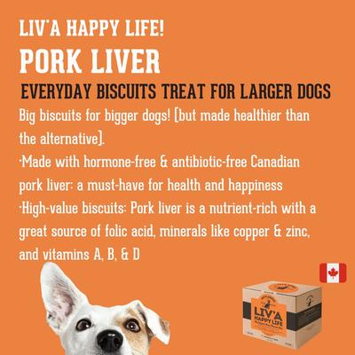 Liv’A Happy Life Pets Agree Liver Flavored Dog Treats, 32-oz bag, Small