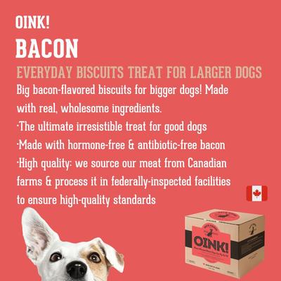 Oink! Pets Agree Bacon Flavored Dog Treats, 32-oz bag, Small