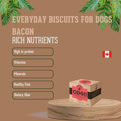 Oink! Pets Agree Bacon Flavored Dog Treats, 32-oz bag, Small