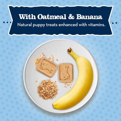 Baby Blue Oatmeal & Banana Puppy Treats, 8-oz bag