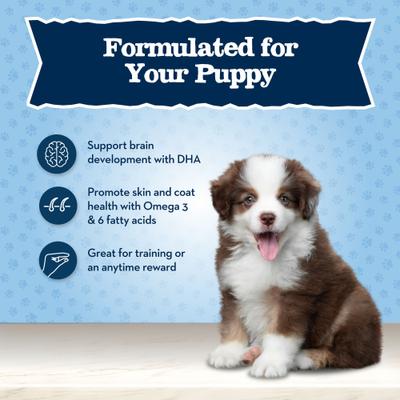 Baby Blue Oatmeal & Banana Puppy Treats, 8-oz bag