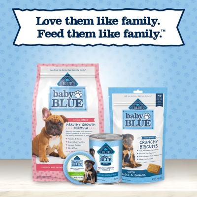 Baby Blue Oatmeal & Banana Puppy Treats, 8-oz bag