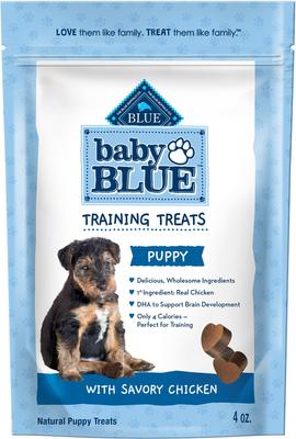 Baby BLUE Savory Chicken Puppy Training Soft Dog Treats, 4-oz bag