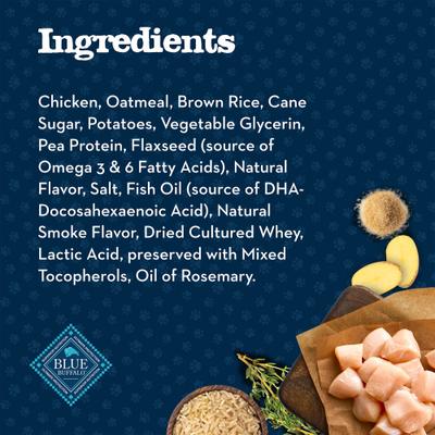 Baby BLUE Savory Chicken Puppy Training Soft Dog Treats, 4-oz bag