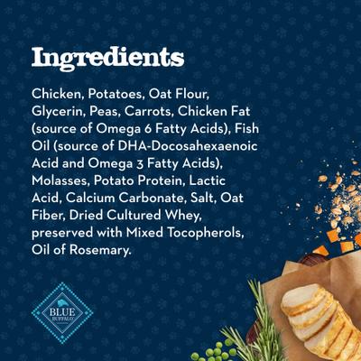 Baby Blue Soft Biscuits Natural Chicken & Carrots Puppy Treats, 8-oz bag