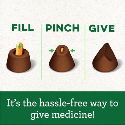 Bundle: Variety Pack - Greenies Pill Pockets Cheese Flavor Dog Treats, Capsule Size, 30 count, Hickory Smoke & Chicken Flavors