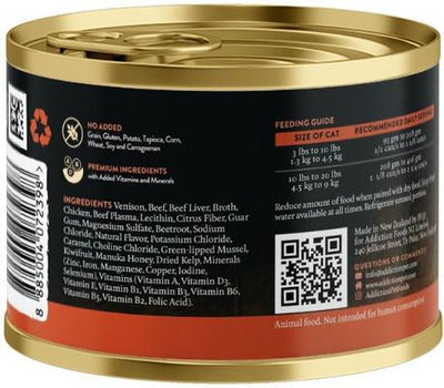 Wild Islands Forest Meat Premium Venison & Beef Grain-Free Canned Wet Cat Food, 6.5-oz can, case of 24
