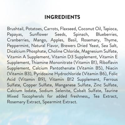 Alimento crudo deshidratado para perros Perfect Summer Brushtail, caja de 2 lb