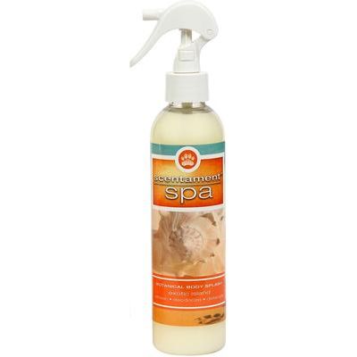 Spray desodorizante y desenredante para perros y gatos Botanical Body Splash de Scentament Spa Harvest Apple, botella de 8 onzas líquidas