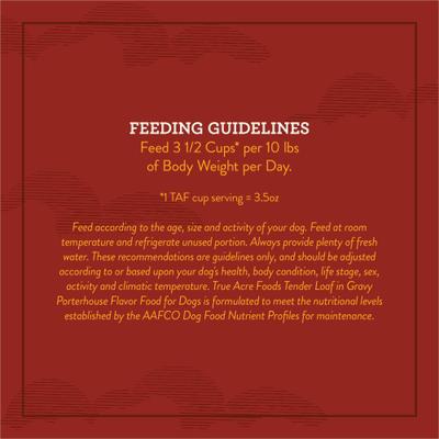 Porterhouse Flavor Tender Loaf in Gravy, Wet Dog Food, 3.5-oz cup, case of 12