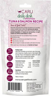 Daily Dish Tuna & Salmon Smoothies Lickable Cat Treats, 2-oz tube