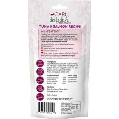 Batidos de atún y salmón Daily Dish, premios para lamer para gatos, tubo de 2 oz
