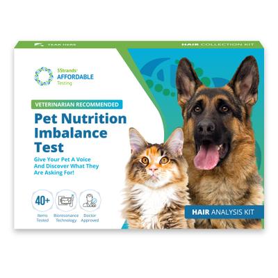 Prueba de desequilibrio nutricional para perros, gatos y mascotas pequeñas