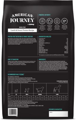 Grain-Free Lamb & Sweet Potato Recipe Dry Dog Food, 12-lb bag