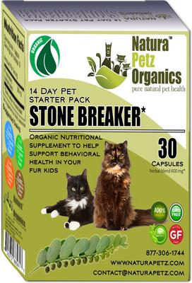 Stone Breaker Starter Pack Homeopathic Medicine for Bladder Stones & Kidney Stones for Cats, 30 count