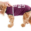 Recovery Suit Post-Surgery Dog Onesie, Maroon, X-Small