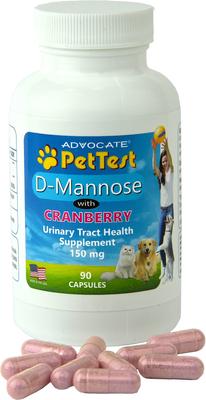D-Mannose Urinary Tract Health Cranberry Dog & Cat Supplement, 90 count